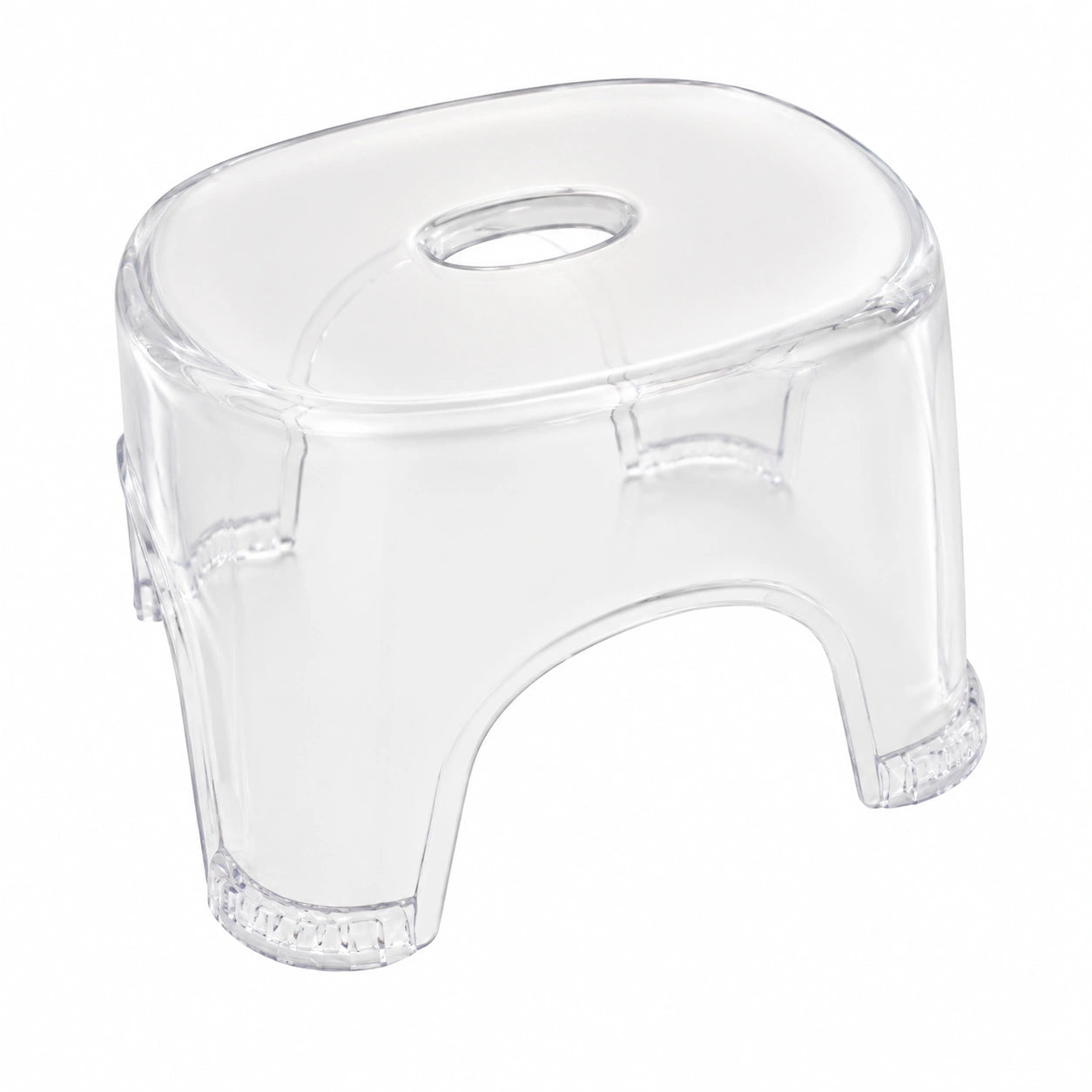Transparenter Acryl-Badehocker für Dusche, Wasserdicht und Rutschfest