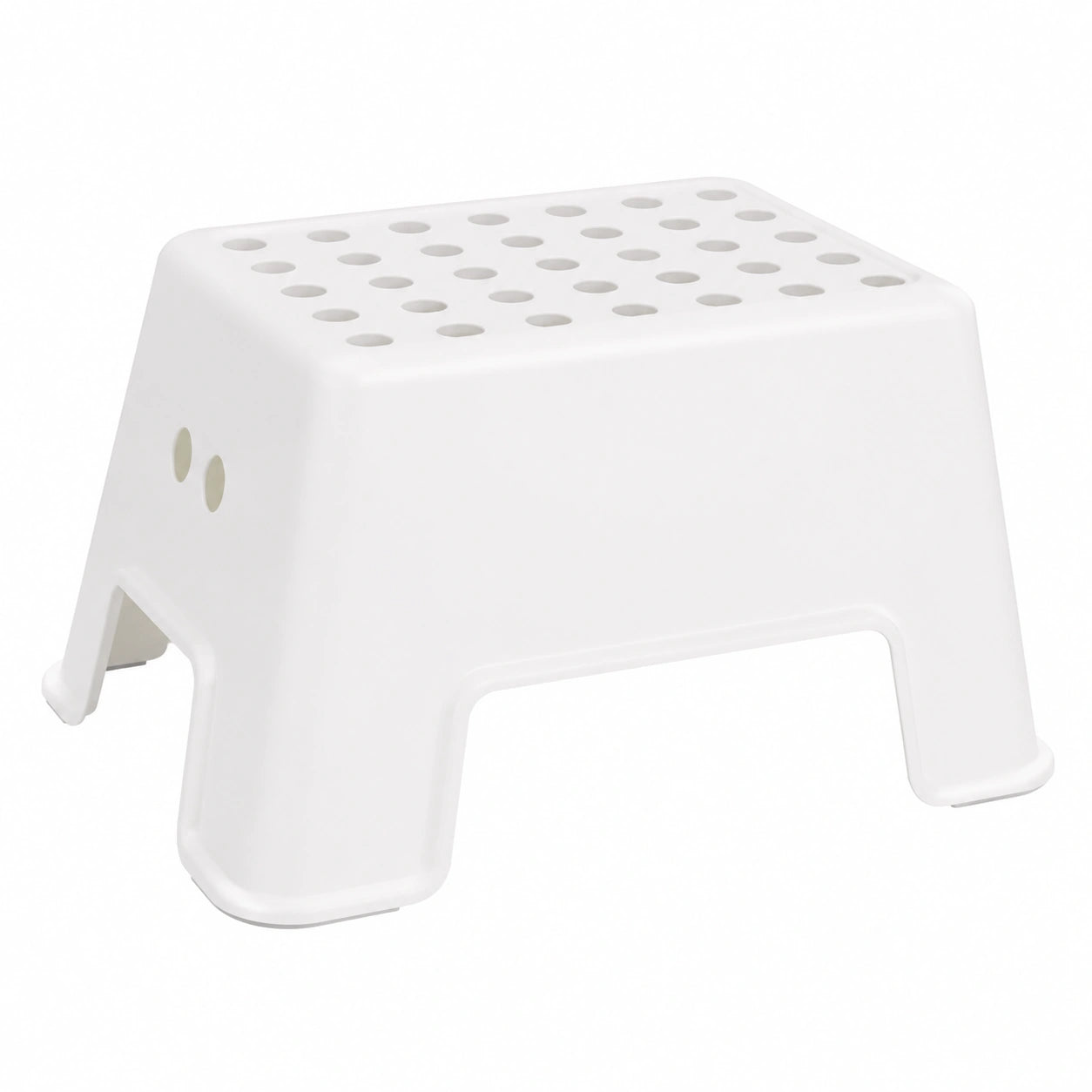 IKEA BOLMEN Trittleiter, Weiß, 44x35x25cm, Bis 100kg, Rutschfest