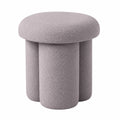 Runder Sitzpouf aus weichem Stoff – Vielseitiges Wohn- und Schlafzimmeraccessoire, Bequeme Fußstütze, Stilvolles Sitzmöbel und eleganter Akzent