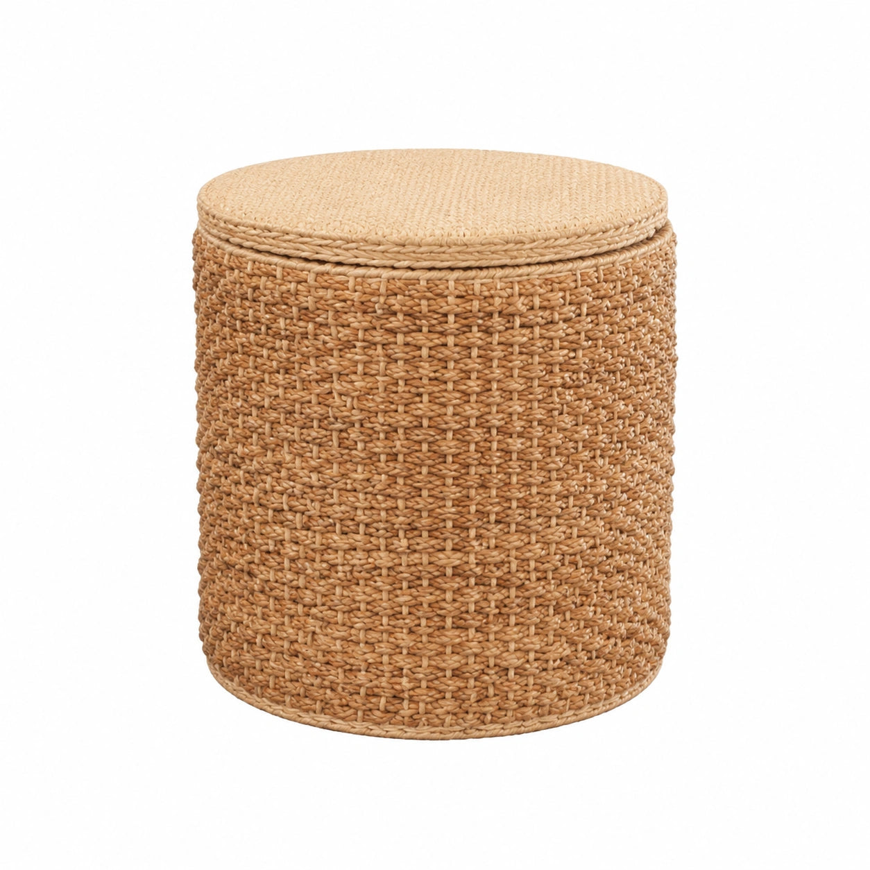 Moderner Runder Pouf Fußhocker für Wohnzimmer und Büro