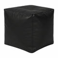 Moderner Pouf Sitzhocker 37x37x37 cm mit Polystyrolfüllung | Bequemer Bodenkissen für Innenbereich