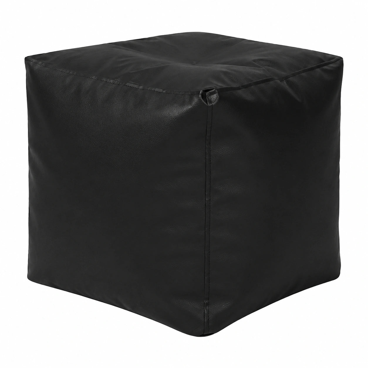 Moderner Pouf Sitzhocker 37x37x37 cm mit Polystyrolfüllung | Bequemer Bodenkissen für Innenbereich